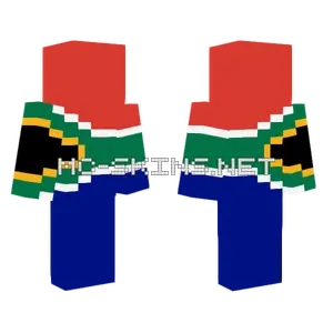 South Africa Flag Minecraft skin