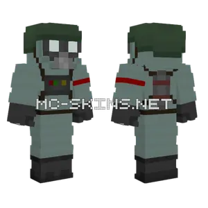 Soviet Anti Zombie Soldier Minecraft skin