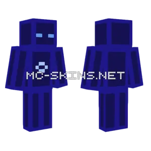 Spac3xc Blue Creature Minecraft skin