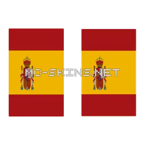 Spain Flag cape, outside and lining