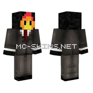 Sparkinasuit Black Suit Minecraft skin