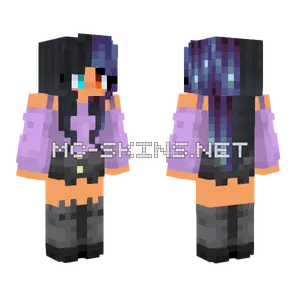 Sparkle Hair Girl Minecraft skin