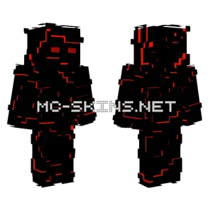 Special Effect Red Boy Minecraft skin
