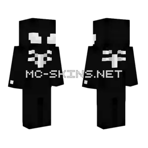 Spectacular Symbiote Spiderman Classic Minecraft skin