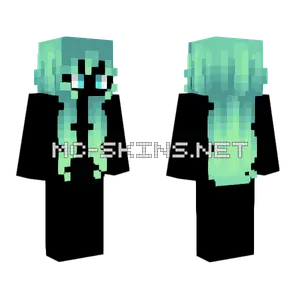 Spectral Green Girl V3 Minecraft skin
