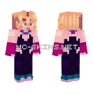 Spider Gwen Across Spiderverse Minecraft skin