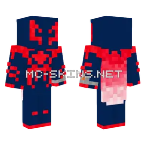 Spider-Man 2099 Minecraft skin
