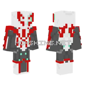 Spider-Man 2099 White Suit Minecraft skin