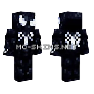 Spider Man Black Suit Minecraft skin