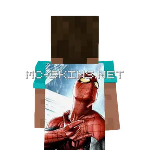 Spider-Man cape, outside and lining
