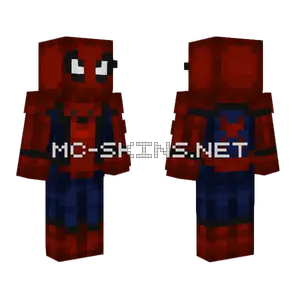Spider-Man Homecoming Stark Suit Minecraft skin