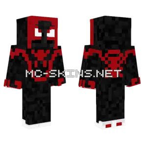 Spider Man Into Minecraft skin