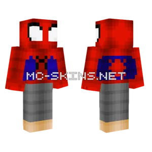 Spider-Man Jogging Suit Minecraft skin