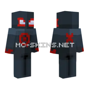 Spider-Man Miles Morales Minecraft skin