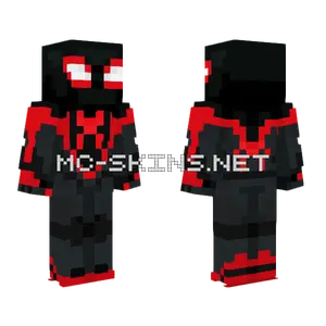 Spider-Man Miles Morales Minecraft skin