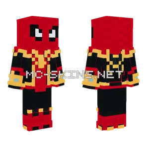 Spider-Man No Way Home Suit Minecraft skin