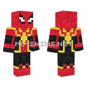 Spider-Man No Way Home Suit Minecraft skin