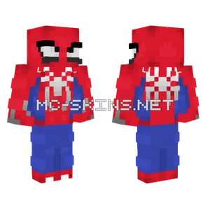 Spider-Man Peter Parker Minecraft skin