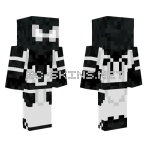 Spider Man PS4 Negative Suit Minecraft skin