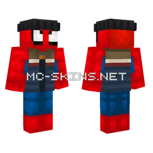 Spider-Man Winter Suit Minecraft skin