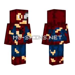 Spiderman Damaged Suit Minecraft skin