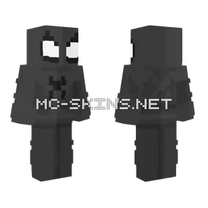Spiderman Grayscale Minecraft skin