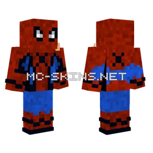 Spiderman Homecoming Suit Minecraft skin