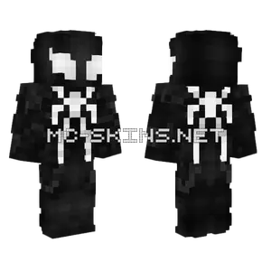 Spiderman Sybiote Minecraft skin