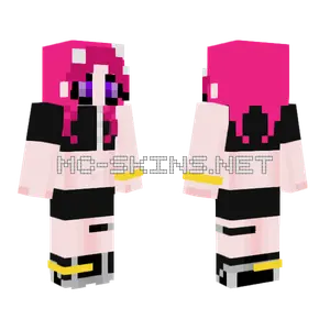 Splatoon Agent 8 Remake Minecraft skin