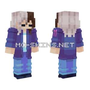 Split Dye Ribbon Edit Minecraft skin