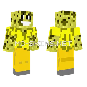 Sponge Guy Minecraft skin