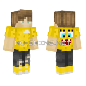 Spongebob Shirt Minecraft skin