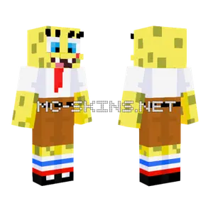 Spongebob Slim Minecraft skin
