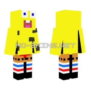 Spongebob Squarepants Minecraft skin