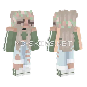 Spring Blossom Girl Minecraft skin