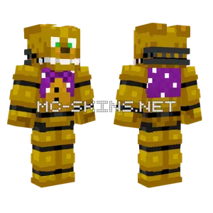 Spring Bonnie 420 Minecraft skin