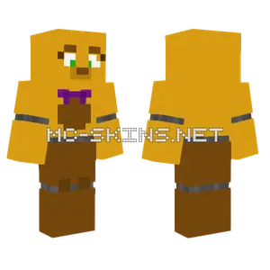 Spring Bonnie Cartoony Minecraft skin