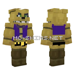 Spring Bonnie With Vest Minecraft skin