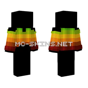Spring Croptop Green Yellow Orange Red Minecraft skin