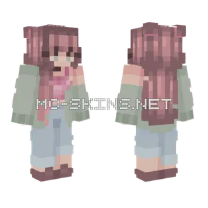 Spring Onion Girl Minecraft skin