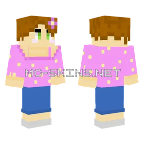 Spring Time Girl Minecraft skin