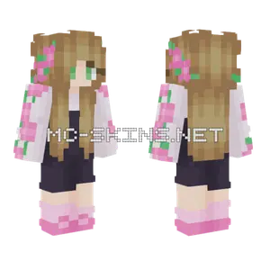 Springtime Girl Minecraft skin