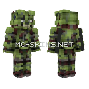Springtrap Minecraft skin