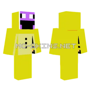 Springtrap And Purple Minecraft skin
