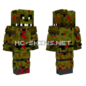 Springtrap Armour Endo Minecraft skin