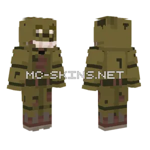 Springtrap Minecraft skin