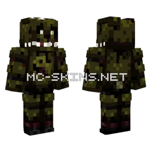 Springtrap Minecraft skin