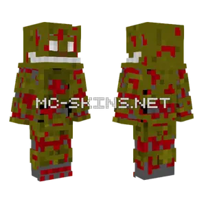 Springtrap Minecraft skin