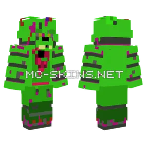 Springtrap V2 Minecraft skin