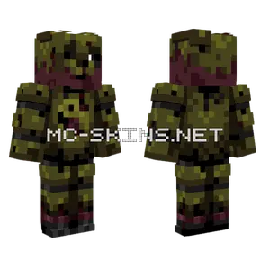 Springtrap WIP2 Minecraft skin